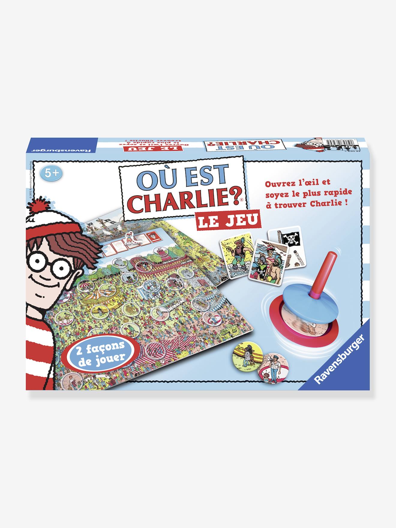 Où est Charlie? Le jeu RAVENSBURGER bleu