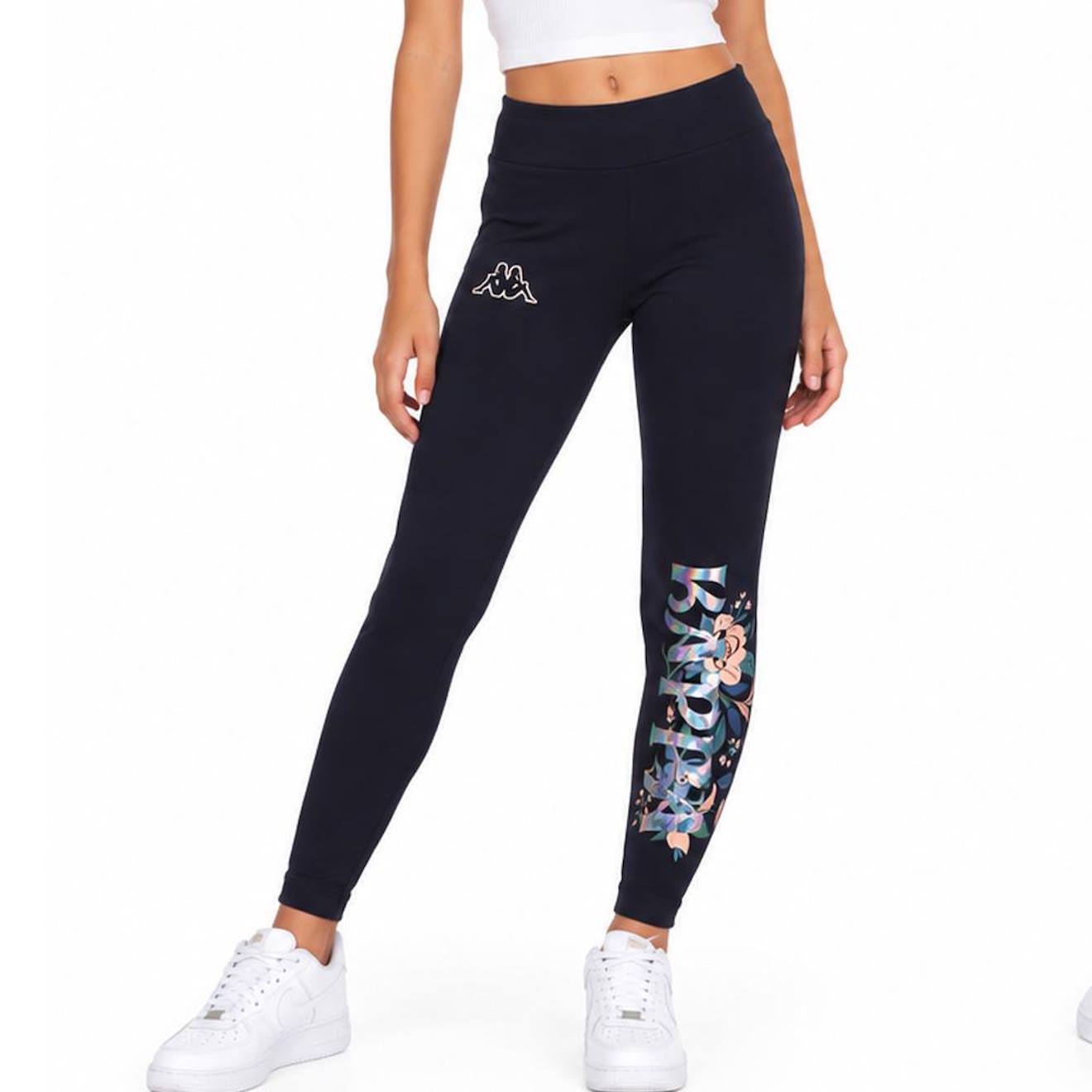 Legging De Sport Taille Haute Et Élastique Fille Timi Marine Legging De Sport Taille Haute Et Élastique Fille Timi Marine