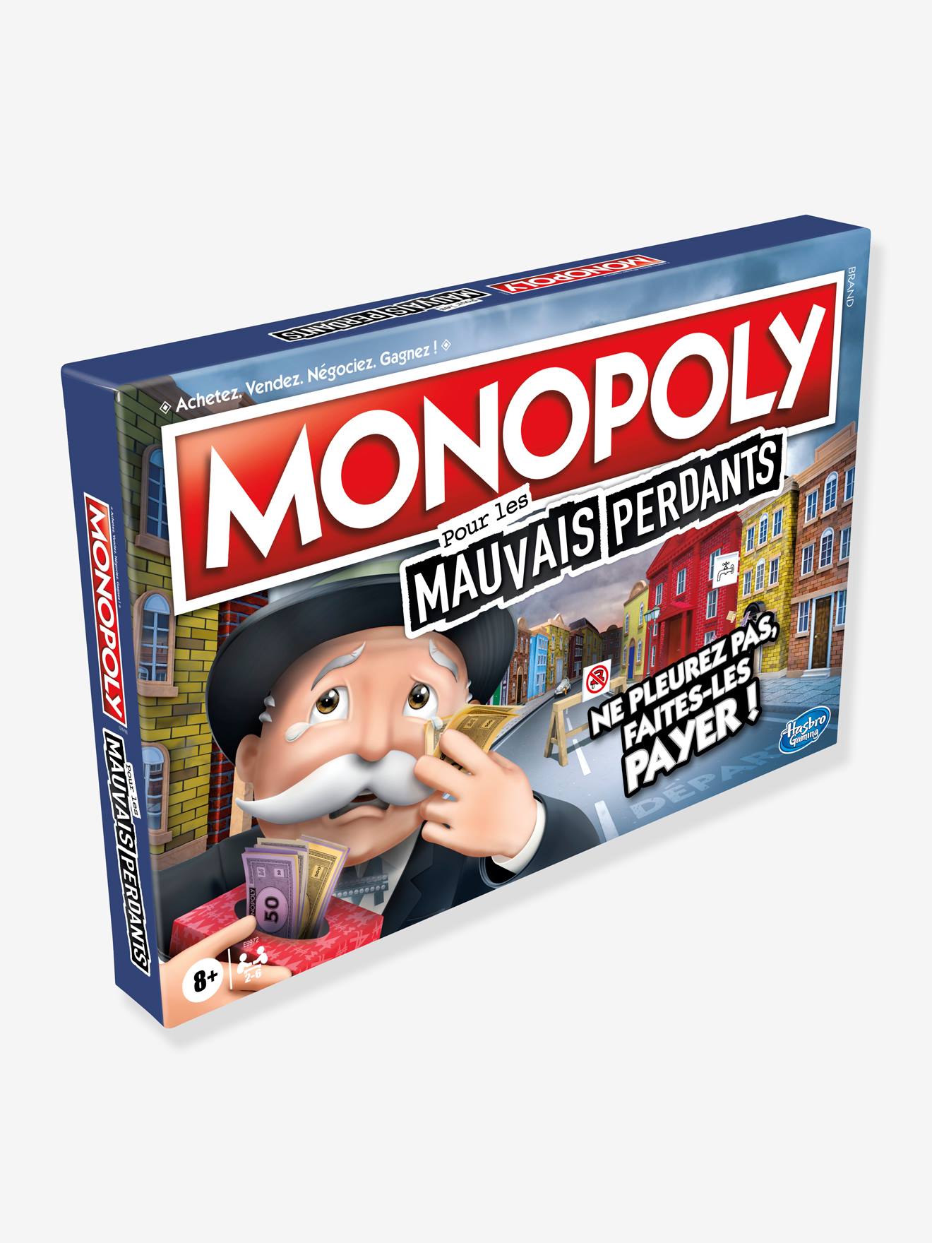 Monopoly Mauvais perdants Hasbro multicolore
