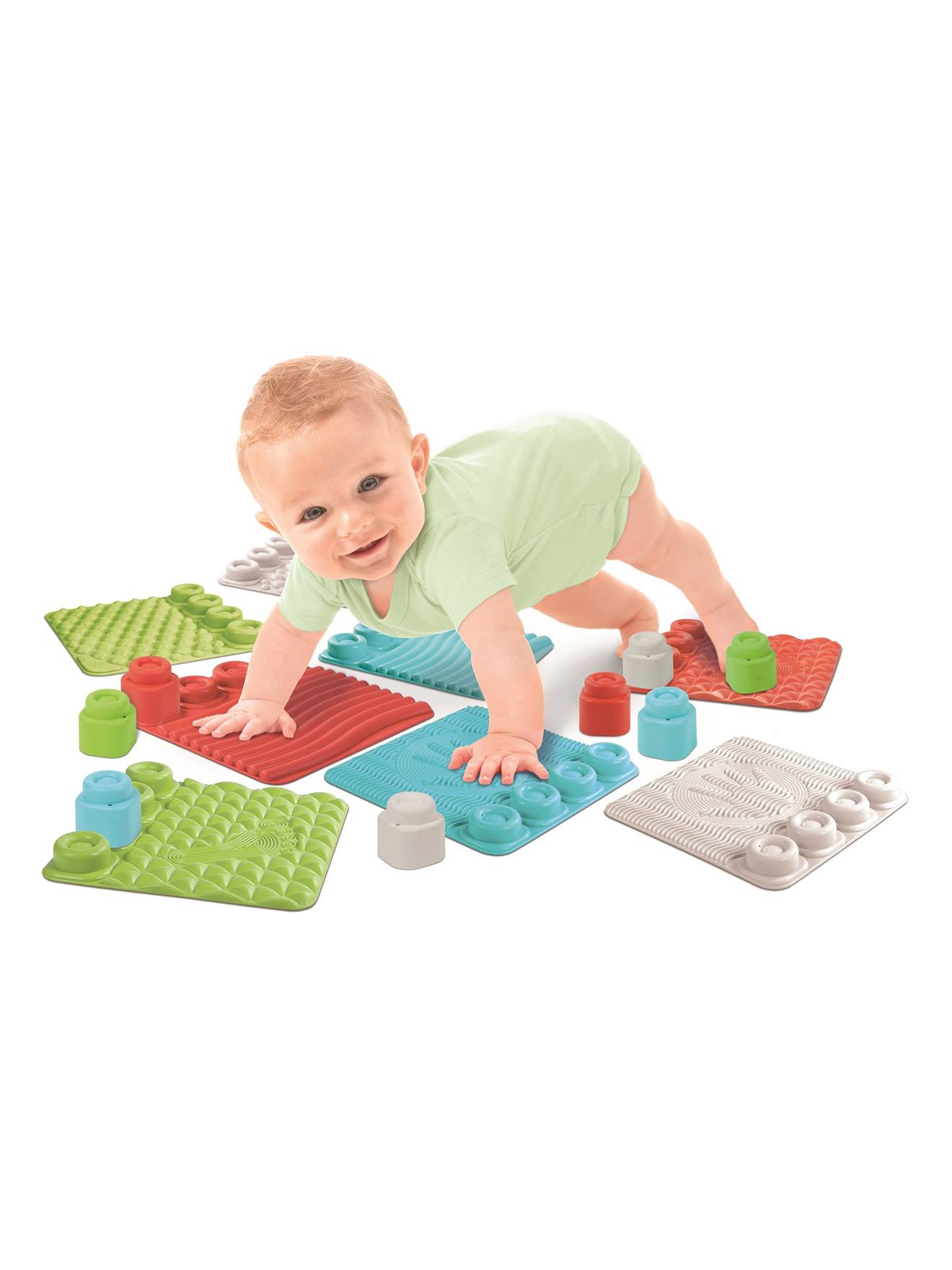 Clementoni - Tapis Sensoriel Clementoni Rouge