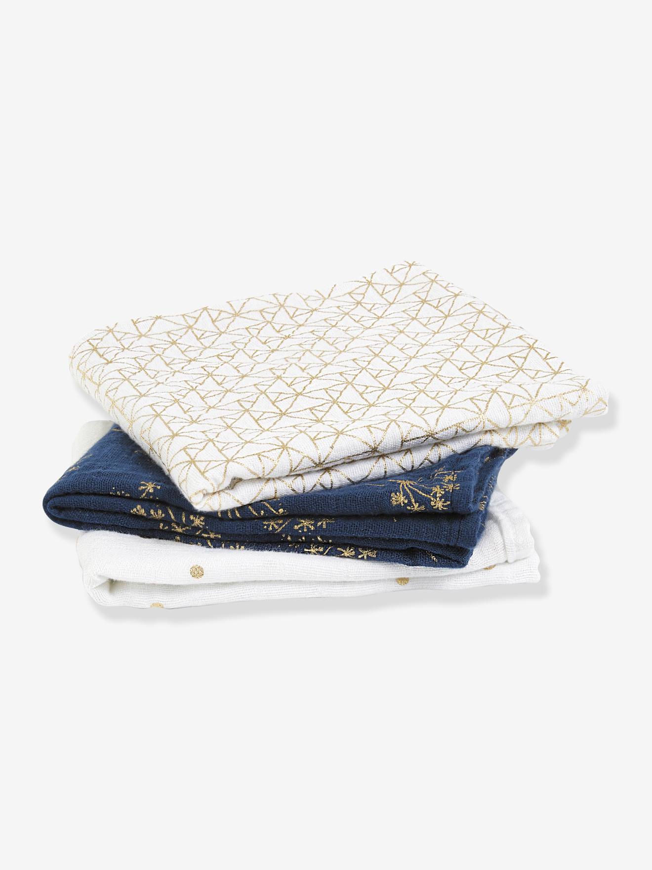 Lot de 3 Musy-langes ADEN + ANAIS gold deco