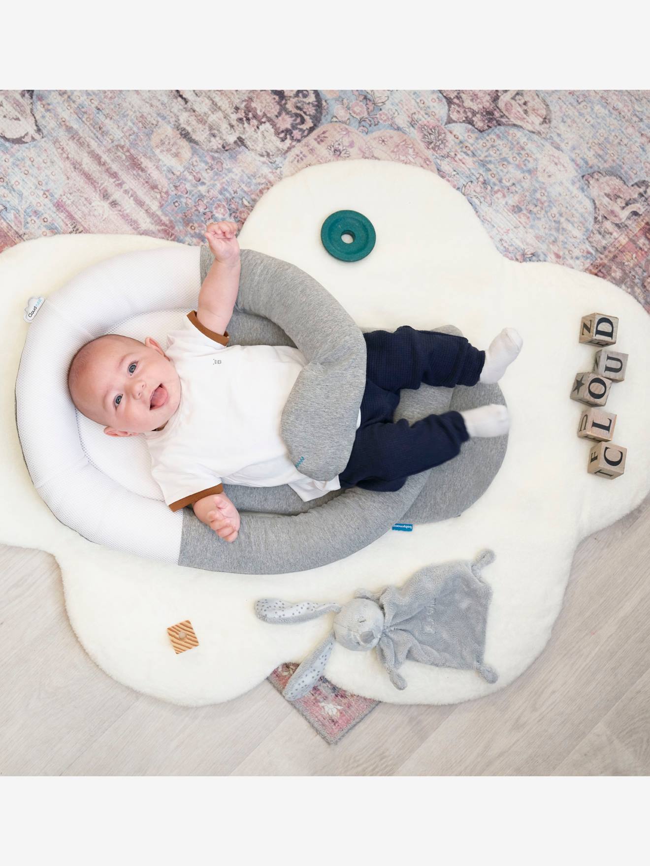 BABYMOOV - Cocon Anti-coliques Babymoov Cloudnest Avec Bouillotte Intégrée Blanc