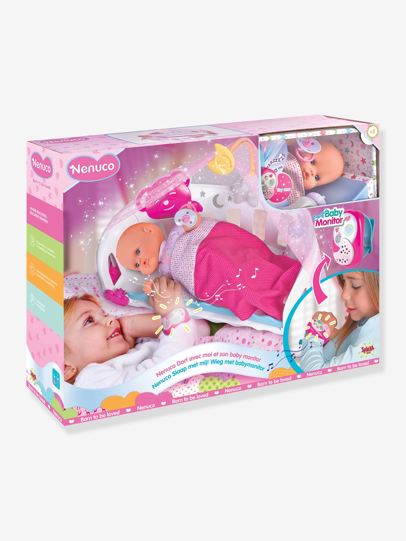 Nenuco Dort Avec Moi Et Son Baby Monitor Rose Nenuco