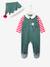 Coffret cadeau de Noël bébé mixte pyjama + bonnet Joyeux Lutin vert sapin 7 - vertbaudet enfant 