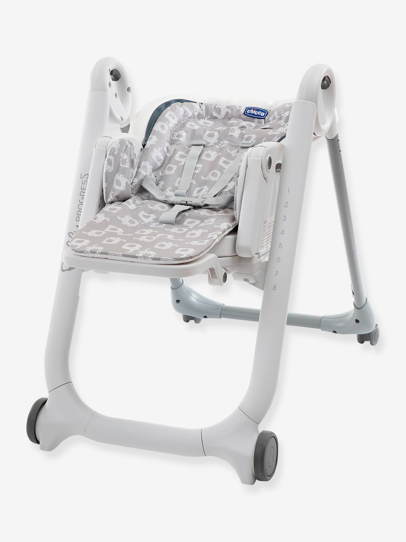 Chicco Polly Progres5 Chaise Haute Light Grey Chaises Hautes Sieges Et Accessoires Chaises Hautes Anneweidinger Com
