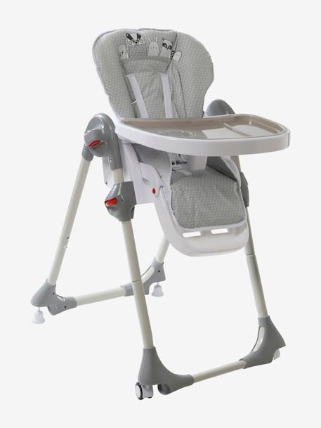 Chaise Haute Evolutive Evoluseat 2 Gris Imprime Vertbaudet Chaise Haute Evolutive Evoluseat 2 Gris Imprime Vertbaudet