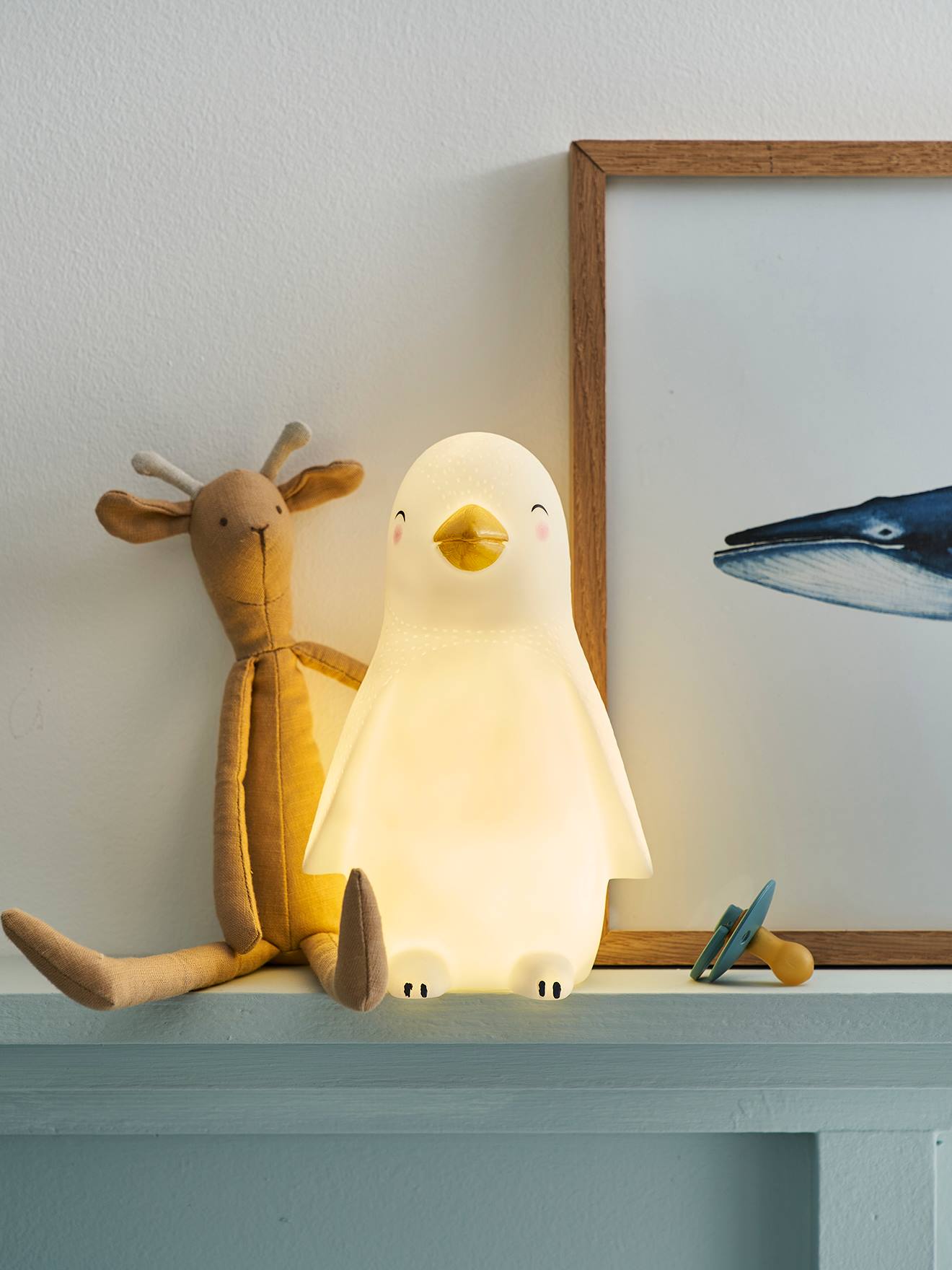 Veilleuse Pingouin blanc