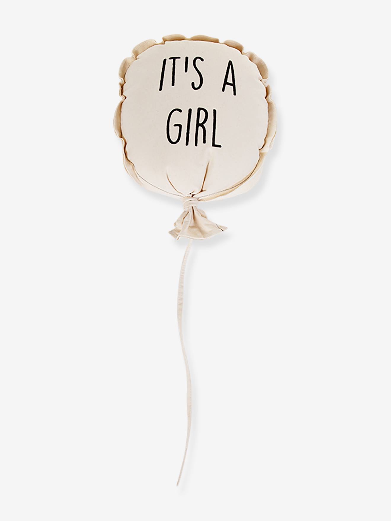 Ballon en toile « boy&girl » Childhome ecru