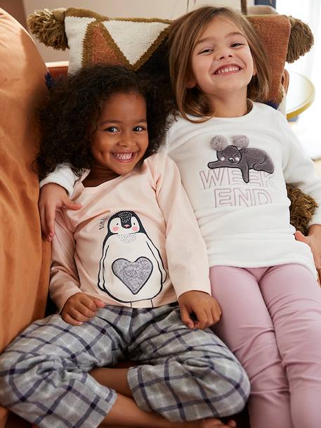 Pyjama Pingouin Fille Rose Vertbaudet Pyjama Pingouin Fille Rose Vertbaudet