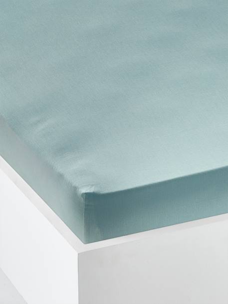 Drap Housse Bebe Foret Enchantee Vert D Eau Vertbaudet