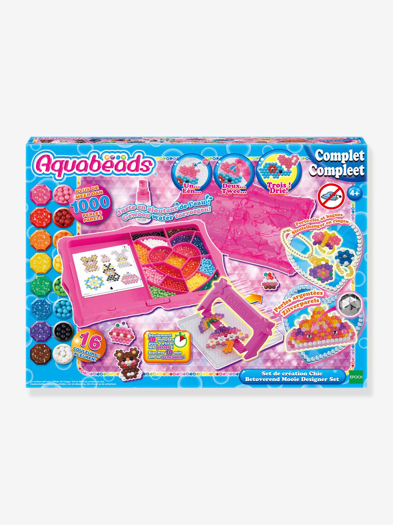 Coffret de création chic AQUABEADS multicolore