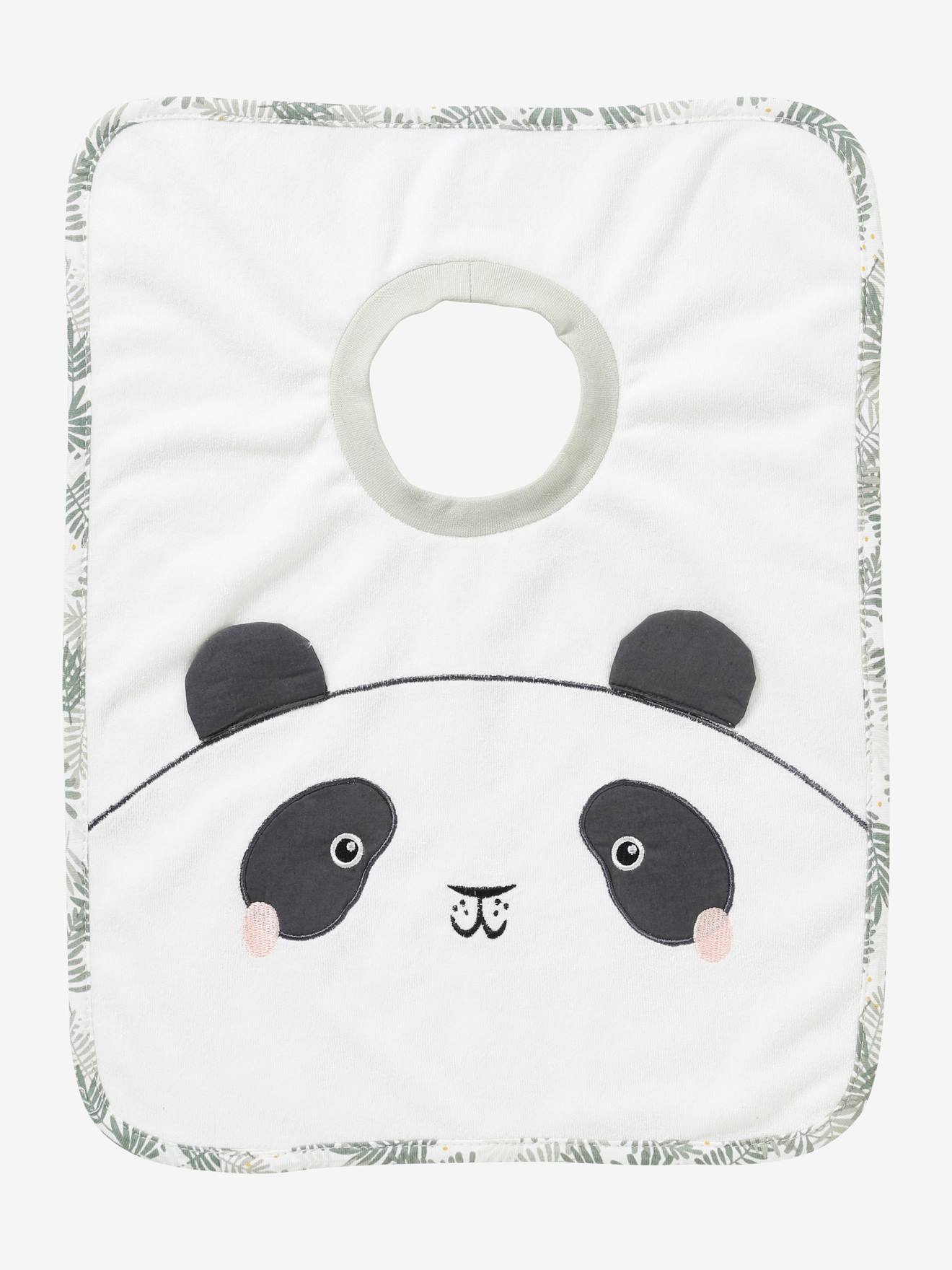 Grand Bavoir A Enfiler Oeko Tex Bleu Grise Vertbaudet