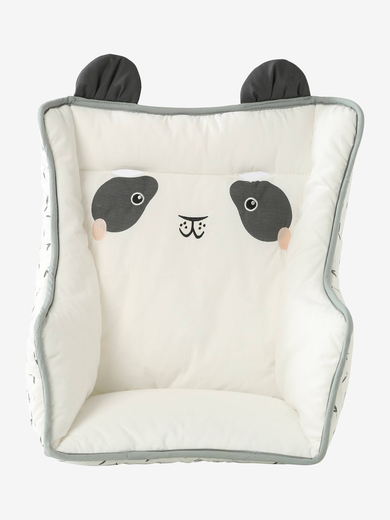 Coussin de chaise haute ivoire panda (Vertbaudet) - Image 1
