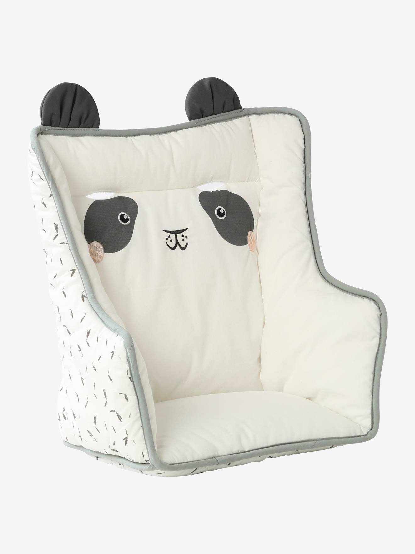 Coussin de chaise haute VERTBAUDET ivoire panda