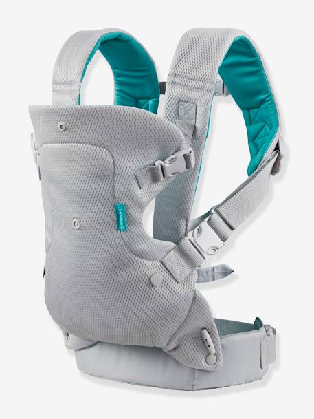 Infantino - Porte bébé Flip Ergo 4 en 1 Convertible Air gris clair