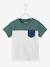 T-shirt colorblock bébé manches courtes jaune+vert grisé 4 - vertbaudet enfant 