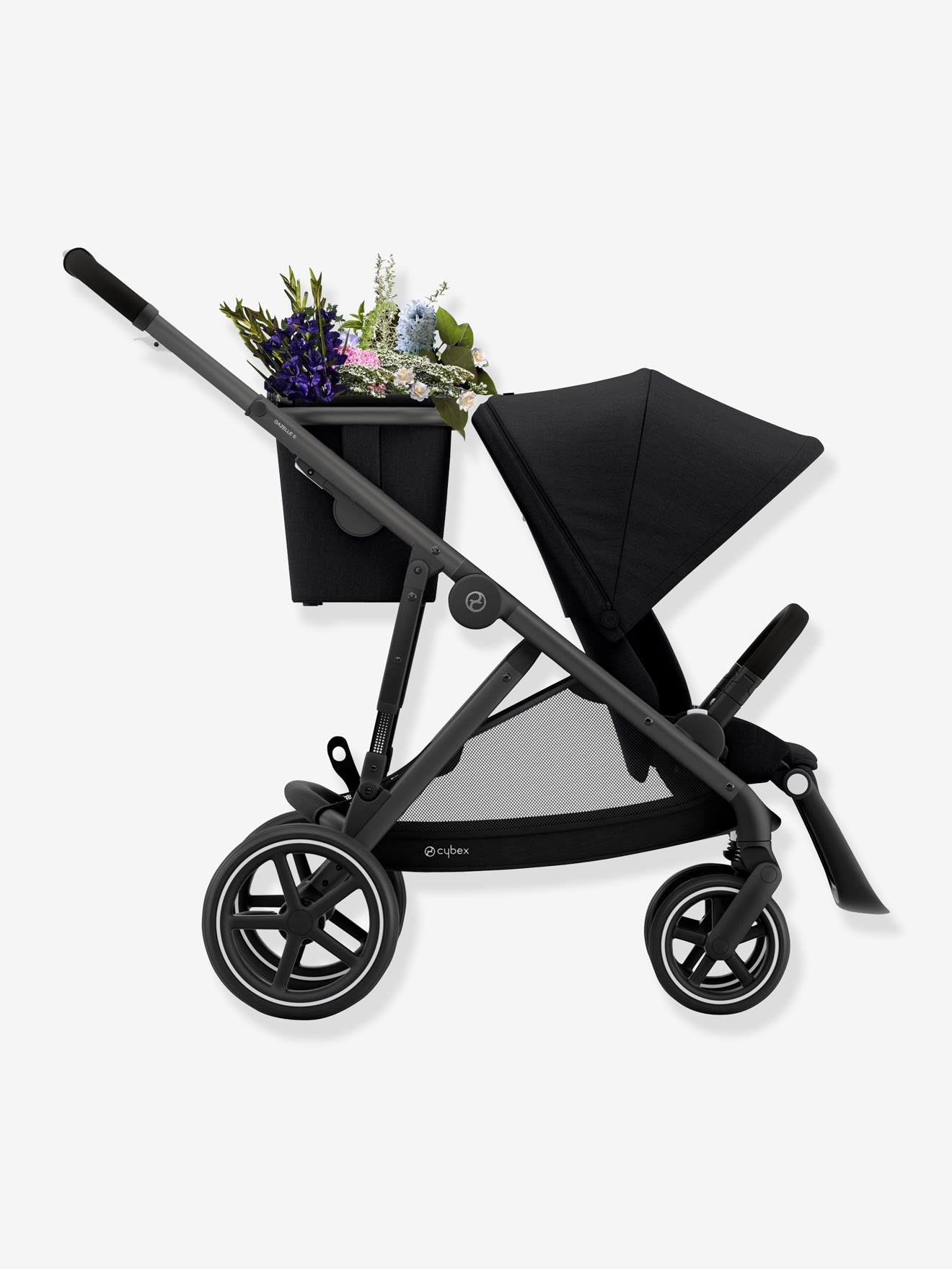 Cybex - Poussette Évolutive Cybex Gold Gazelle S Deep Black