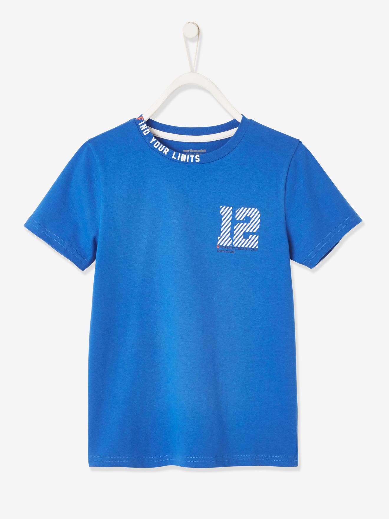 T-Shirt Sport Garçon - Manches Courtes, Coupe Standard - Lot De 1 - Léger Et Confortable