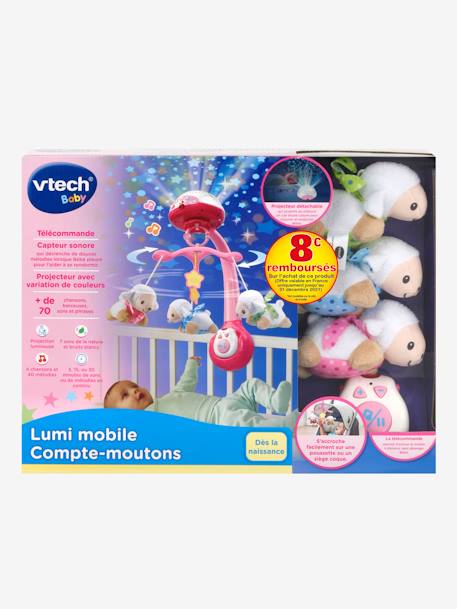 Lumi mobile compte mouton VTECH BLEU+ROSE 9 - vertbaudet enfant 