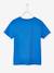T-shirt à message garçon manches courtes Oeko-Tex® BLEU ELECTRIQUE+encre+JAUNE+ROUGE 2 - vertbaudet enfant 