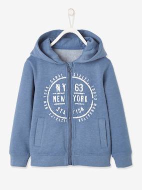 Sweat à Capuche Garçon Rebel – Bleu, Zippé, Taille 2-3 Ans (très Bon état)