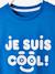 T-shirt à message garçon manches courtes Oeko-Tex® BLEU ELECTRIQUE+encre+JAUNE+ROUGE 3 - vertbaudet enfant 