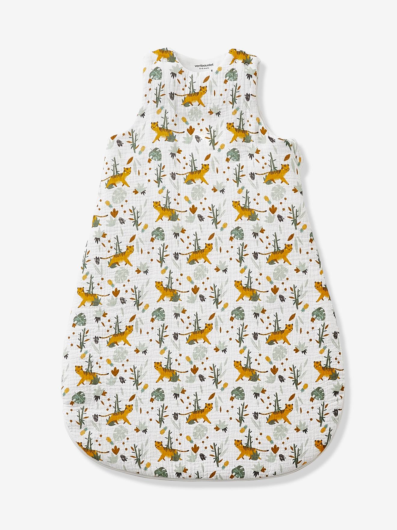 Gigoteuse personnalisable en gaze de coton HANOÏ écru / multicolore (Vertbaudet) - Image 3