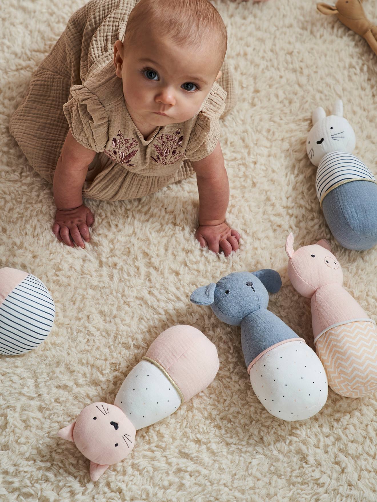 Equipement De Jeux Vertbaudet Jeu De Quilles En Tissu Lapin Vert Tu Jeux Et Jouets Stationeryonline Co Nz