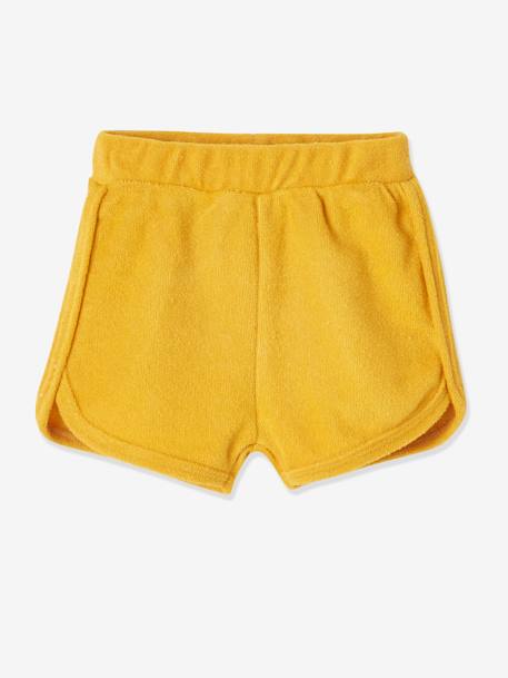 Lot de 4 shorts en éponge bébé lot jaune épicé 7 - vertbaudet enfant 