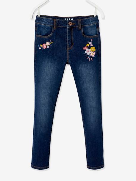 Pantalon Fille Oilily Brodé Orange - Taille 128, Occasion Très Bon état, 7/8 Ans