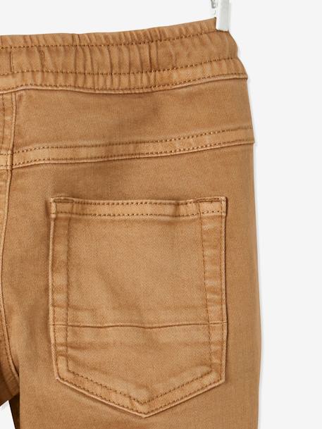 Pantalon slim couleur facile à enfiler garçon Anthracite+BEIGE+BLEU+KAKI+Vert olive 14 - vertbaudet enfant 