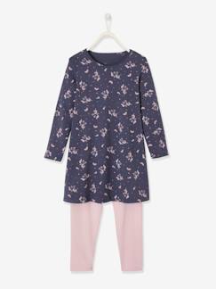 Fille-Pyjama, surpyjama-Chemise de nuit + legging Licorne