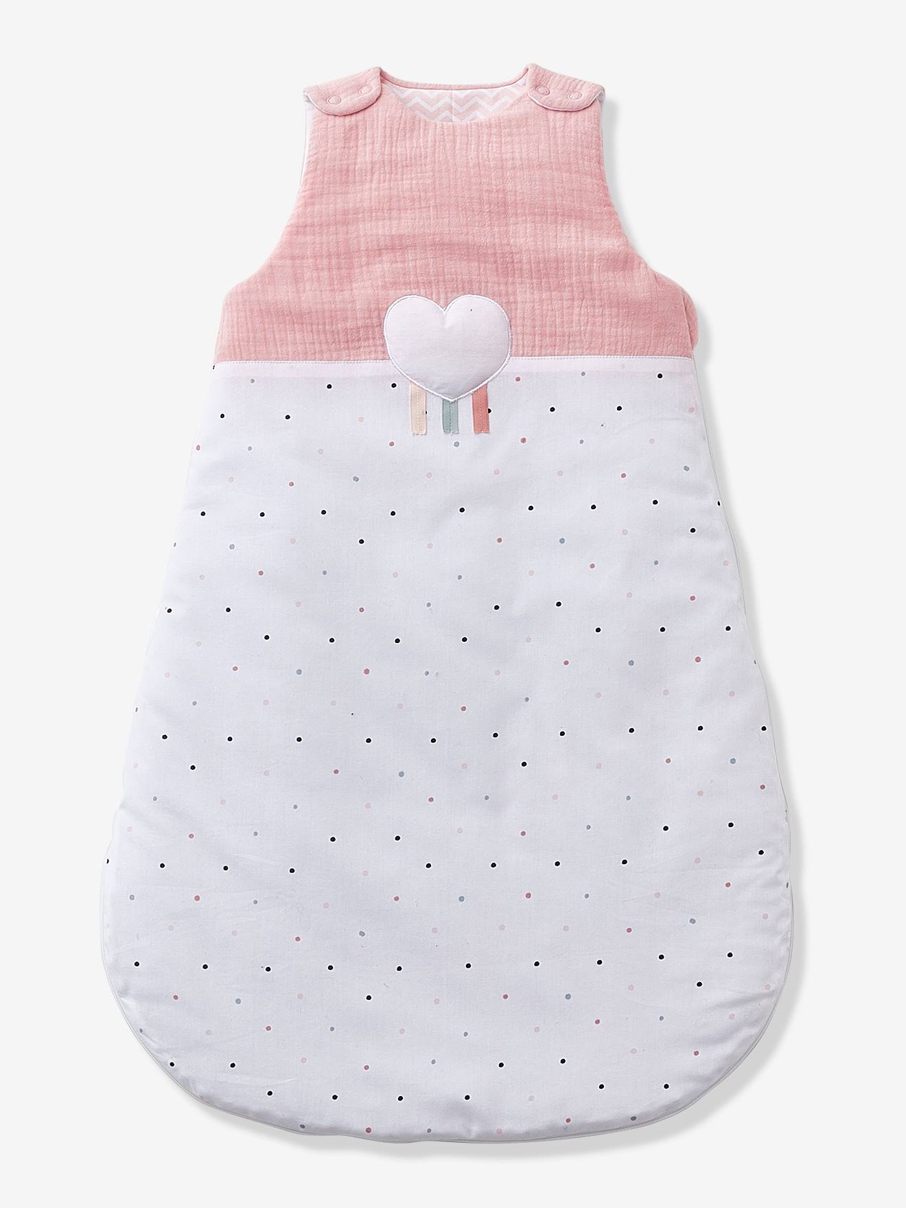 Gigoteuse sans manches LOVE LANGE Oeko-Tex® rose / multicolore