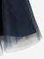 Robe de cérémonie fille en satin et tulle blanc+bleu ciel+marine foncé+Rose poudré+sauge 13 - vertbaudet enfant 