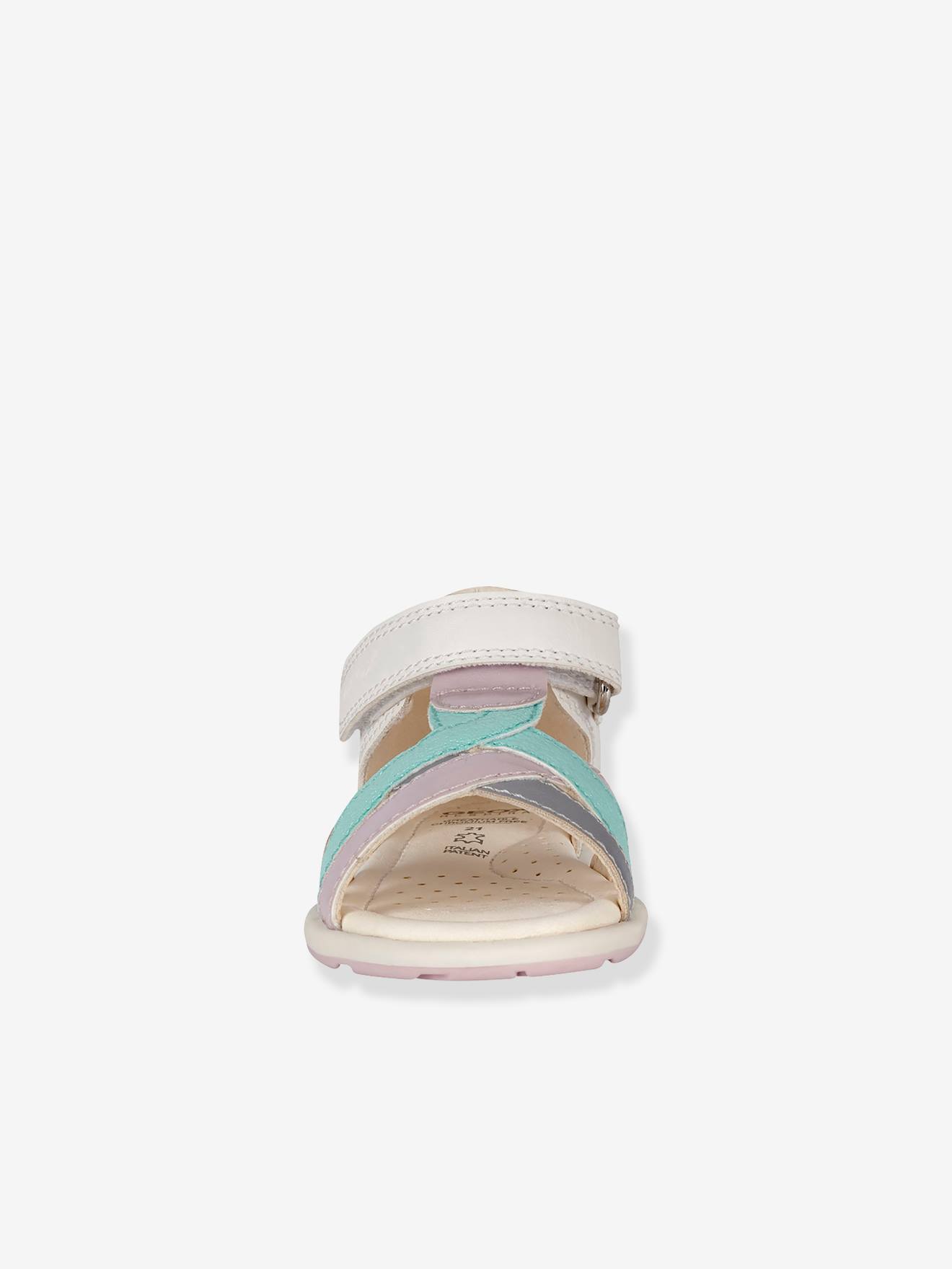 Sandales Bebe Fille Verred Geox Blanc Rose Geox