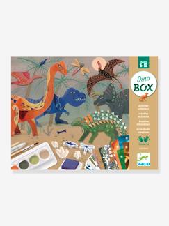 Jouet-Activités artistiques et musicales-Tableaux, dessin et peinture-Coffret le Monde des dinosaures DJECO