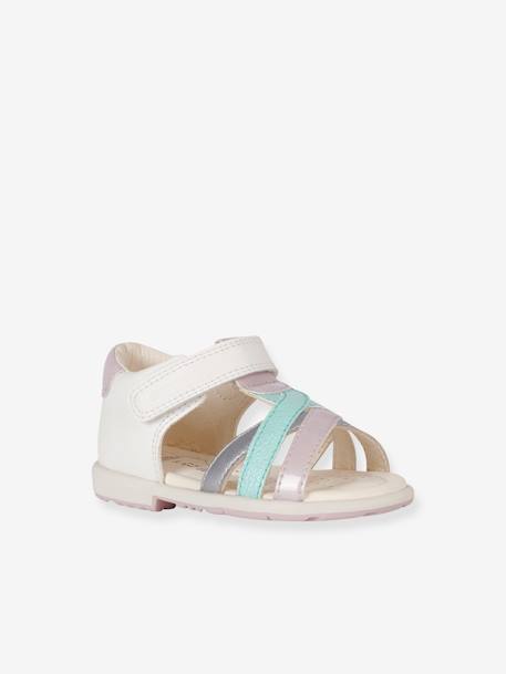 Sandales Bebe Fille Verred Geox Blanc Rose Geox