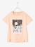 T-shirt motif 'city' fille manches courtes Oeko-Tex® blanc+parme+rose poudré 9 - vertbaudet enfant 