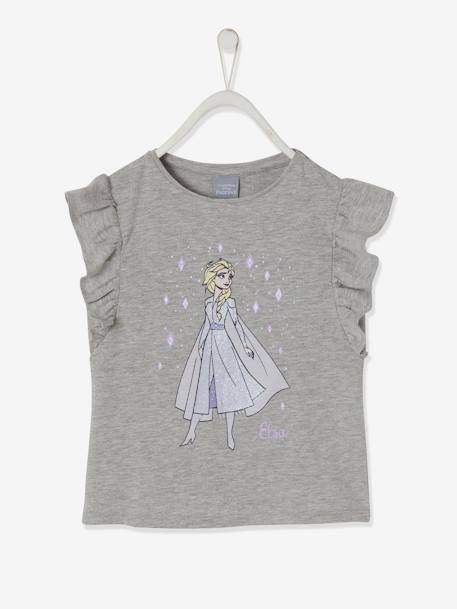 Fille-T-shirt, sous-pull-T-shirt-T-shirt fille à volants Disney Reine des Neiges®