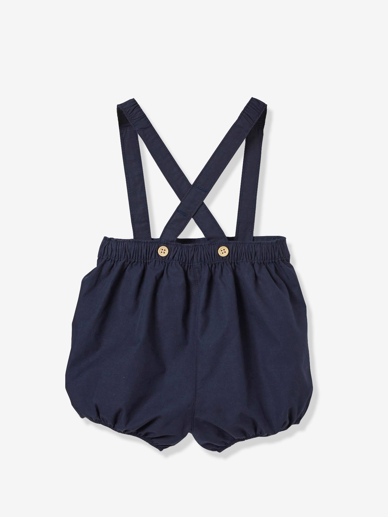 Bloomer A Bretelles Bebe Cyrillus Marine Cyrillus