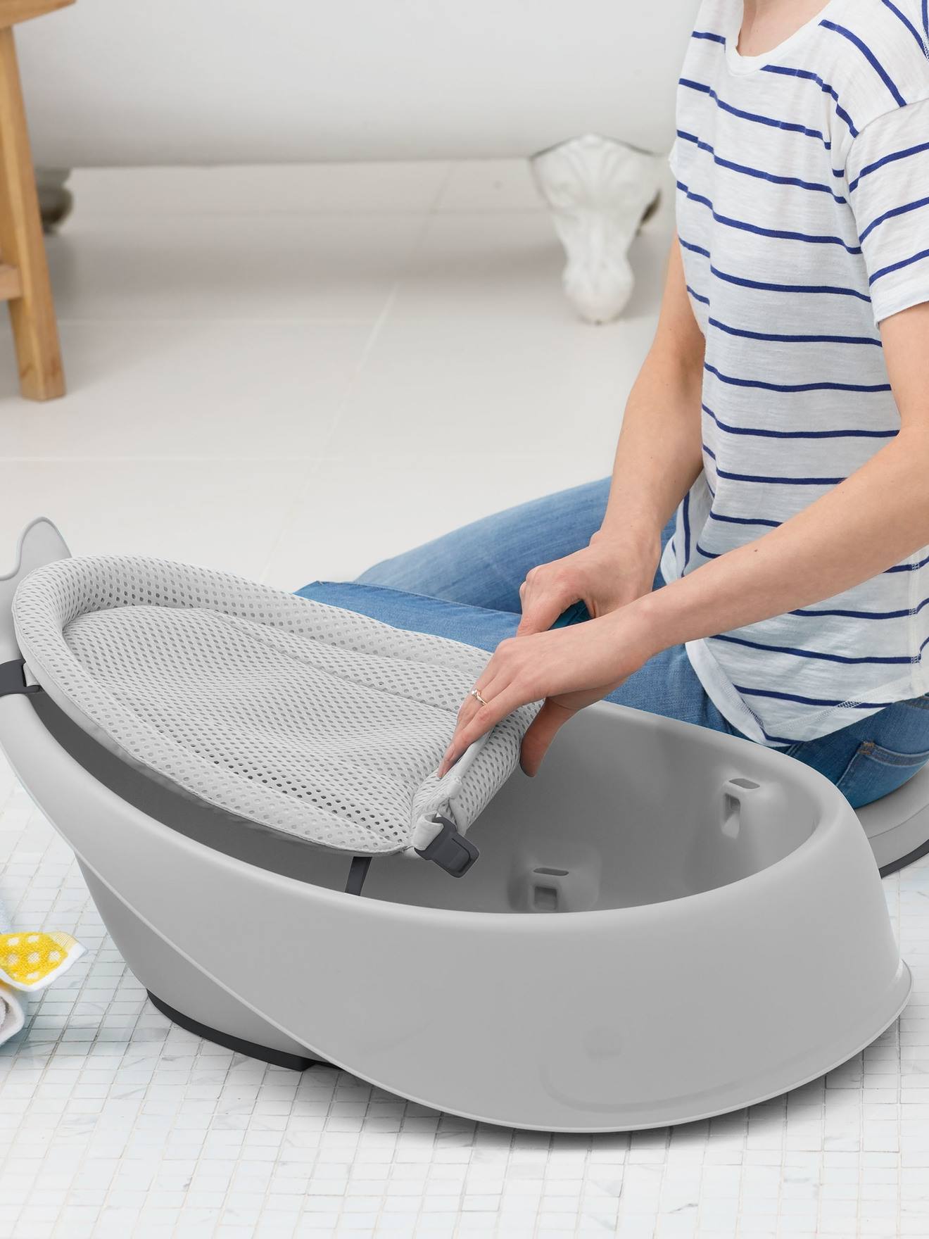 Baignoire évolutive Moby de gris (Skip Hop) - Image 2