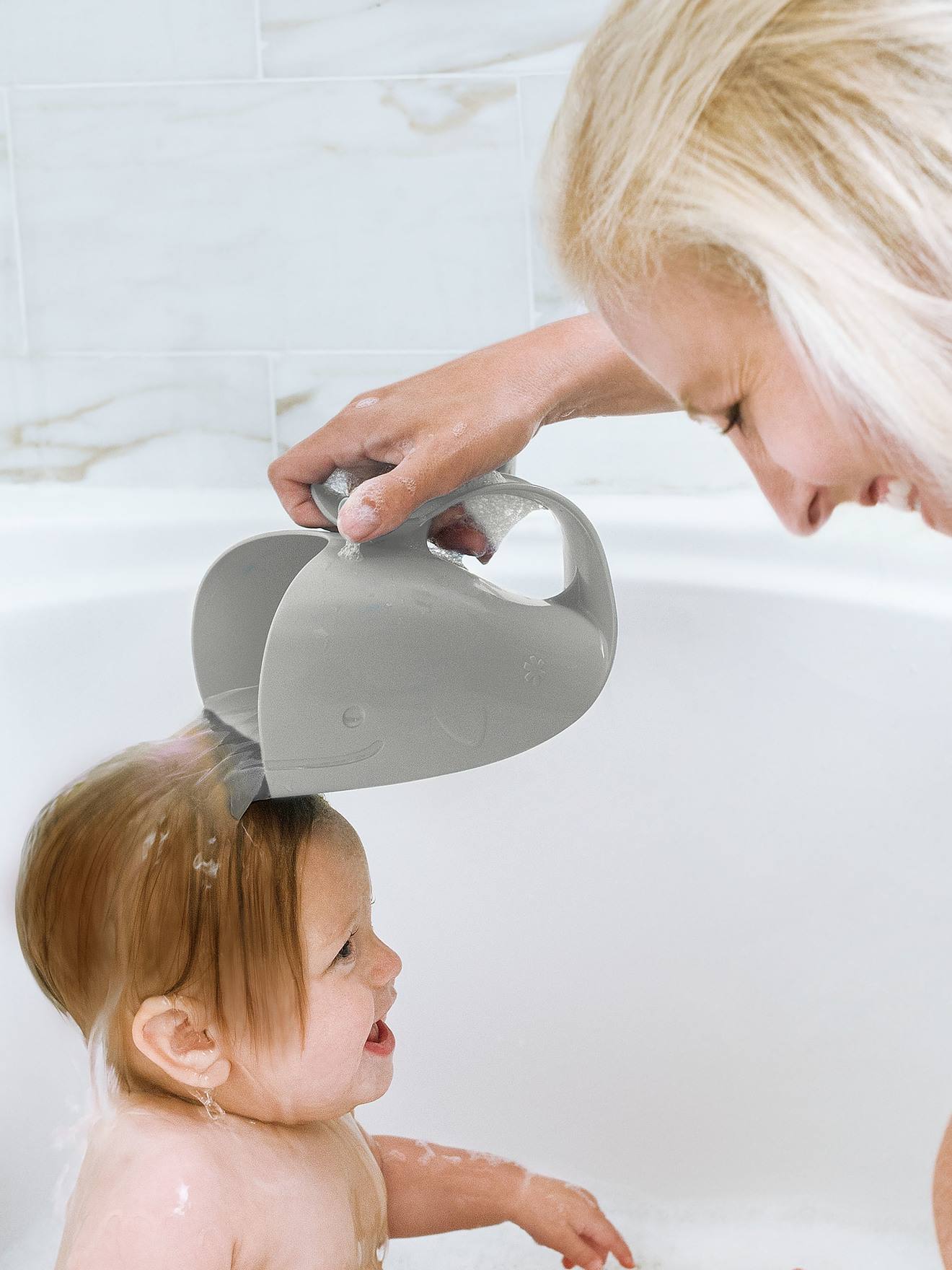 Shampoing - Rince-Cheveux Bébé Doux Rince-Tête Nourrisson Rinceur Le Bain  Tasse