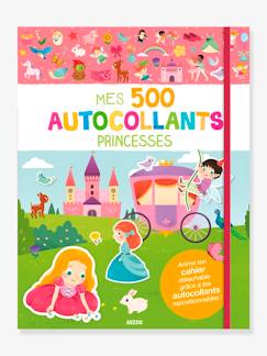 Jouet-Activités artistiques-Gommettes, collage et modelage-Cahier d'activités Mes premiers autocollants - Mes 500 autocollants Princesses AUZOU