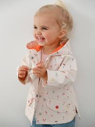 Cire Avec Capuche Bebe Fille Ivoire Imprime Vertbaudet