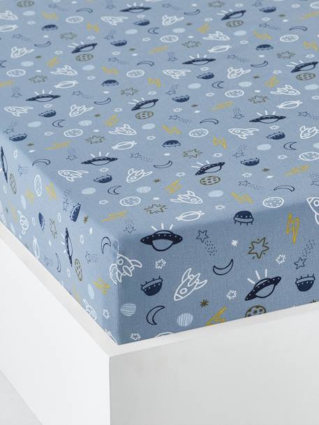 Drap-Housse Uni Enfant Pistache 90x200 Cm - Coton Doux Et Extensible