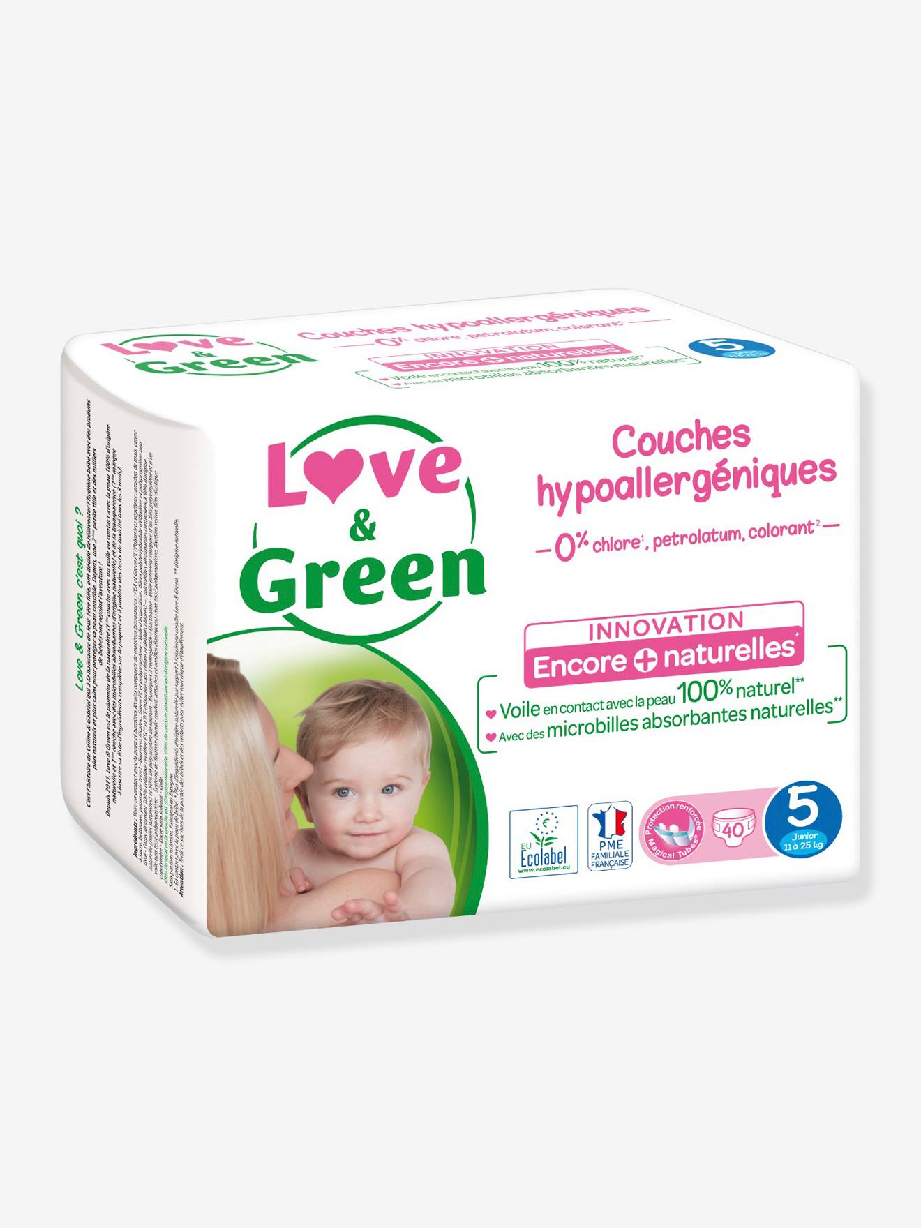 Love Green – couches hypoallergéniques pour bébé, 36 couches, taille 2 (3-6  kg), 0% - AliExpress