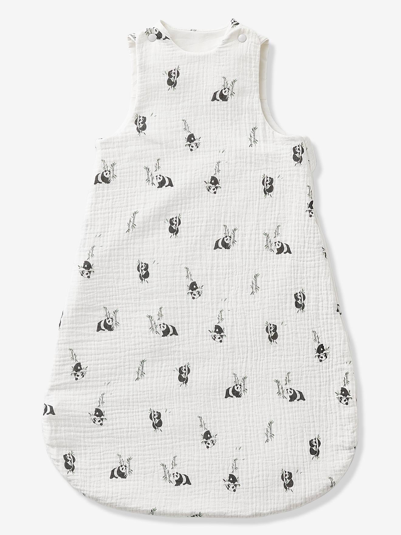 Gigoteuse spécial été en gaze de coton bio* CHOU BAMBOU gris