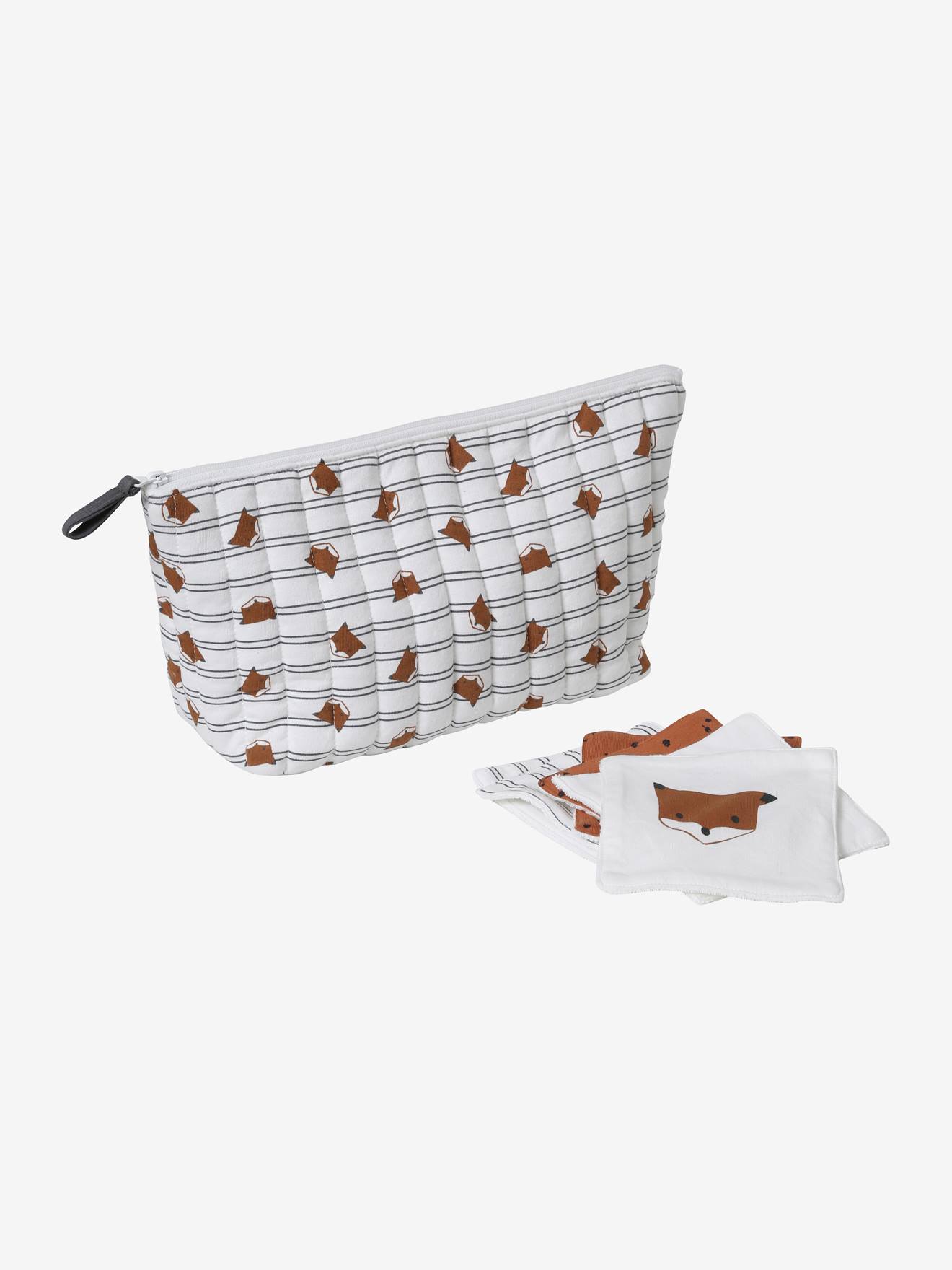 Lot de 6 lingettes lavables lot renard (Vertbaudet) - Image 3