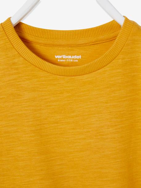 T-shirt couleur garçon manches courtes Oeko-Tex® beige clair+BLEU+bordeaux+jaune d'or+sauge 16 - vertbaudet enfant 