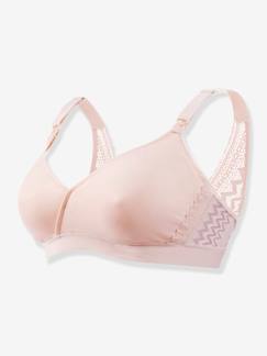 Soutien-gorge Allaitement 115C Gris - Sans Armatures, Non Rembourré, Coton Mixte